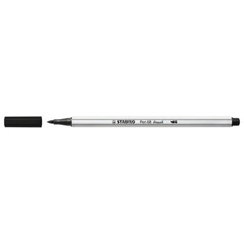 Stabilo Pen 68 Brush 46 Zwart