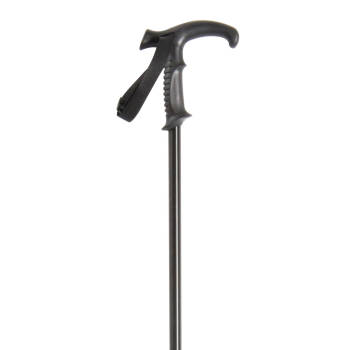 Classic Canes Trekkingstok - Zwart - Met schokdemper - Aluminium - Verstelbaar - Lengte 66 - 132 cm