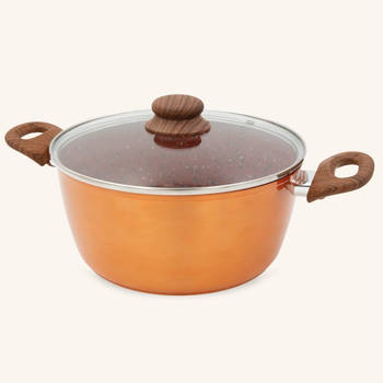 Livington Copper & Stone Pot 4 liter steelpan