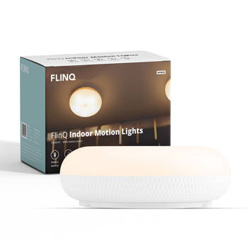 FlinQ LED Kastverlichting - Keukenverlichting - Bewegingsensor - Oplaadbaar - 4-pack - Wit