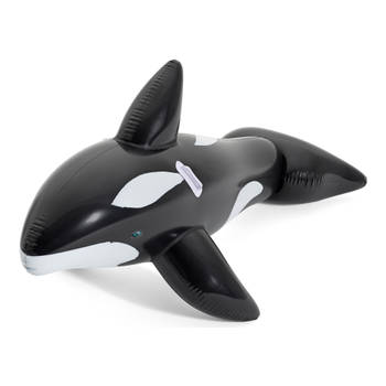 Bestway Ride-on opblaasbare speelgoed orka 183 cm zwart/wit