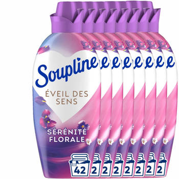 Soupline Floral Wasverzachter - 8x42 Wasbeurten - Voordeelverpakking