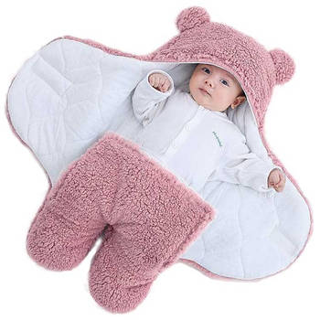 Unique Living Baby slaapzak Teddy 70x80cm pink