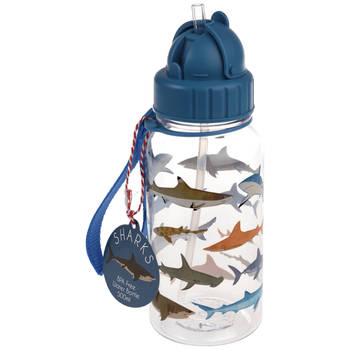 Rex london kinderwaterfles sharks 500ml