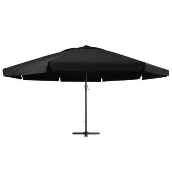 The Living Store Tuinparasol Deluxe - 600 x 385 cm - Zwart