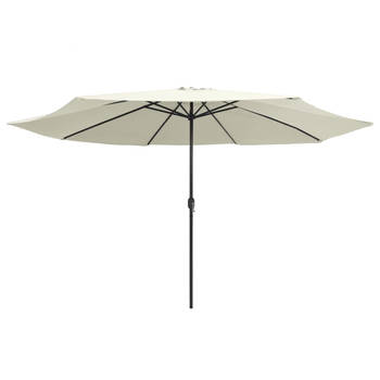 The Living Store Parasol Collection - Tuinparasol 400x267 cm - UV-beschermend polyester - Zandwit