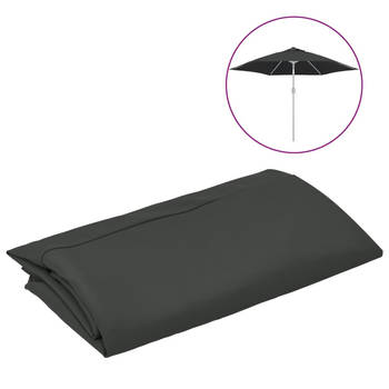 The Living Store Parasoldoek - - Parasolaccessoires - 300 cm - Antraciet