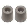 QlinQ Deurbuffer - 2x - deurstopper - grijs - rubber - 50 x 35 mm - Deurstoppers