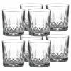 LAV whisky/water/drinkglazenA Odin - gedecoreerd glas - 8x stuks - 330 ml - Drinkglazen