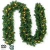 Infinity Goods Guirlande Met verlichting - Timer - Kerstversiering - 270CM - Kerstslinger - Kerstdecoratie - 35 LED -