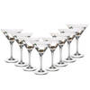 OTIX Martini Glazen Transparant 8 Stuks 300 ml Cocktail Set