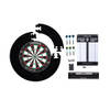 Longfield Darts Tournament dartbord met toebehoren zwart 8-delig