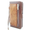 HEM Boekhoesje met rits - Geschikt voor Samsung Galaxy S24 - Bruine Wallet - Book Case - Boekhoesje - Telefoonhoesje