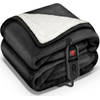 Sinnlein- Elektrische deken met automatische uitschakeling, zwart, 180x130 cm, warmtedeken met 9 temperatuurniveaus,...