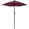 The Living Store Parasol Luxe - 200x224cm - Uv-beschermend polyester - Kantelbaar