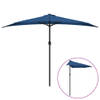 The Living Store Parasol Halfrond - 300 x 155 x 223 cm - Blauw