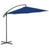 The Living Store Zweefparasol - Elegant - Bescherming tegen UV-straling - Uv-beschermend polyester - Gemakkelijk schoon