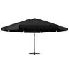 The Living Store Tuinparasol Deluxe - 600 x 385 cm - Zwart