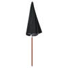 The Living Store Parasol Eclipse - UV-beschermend polyester - Stabiel en waterbestendig - 210 x 230 cm