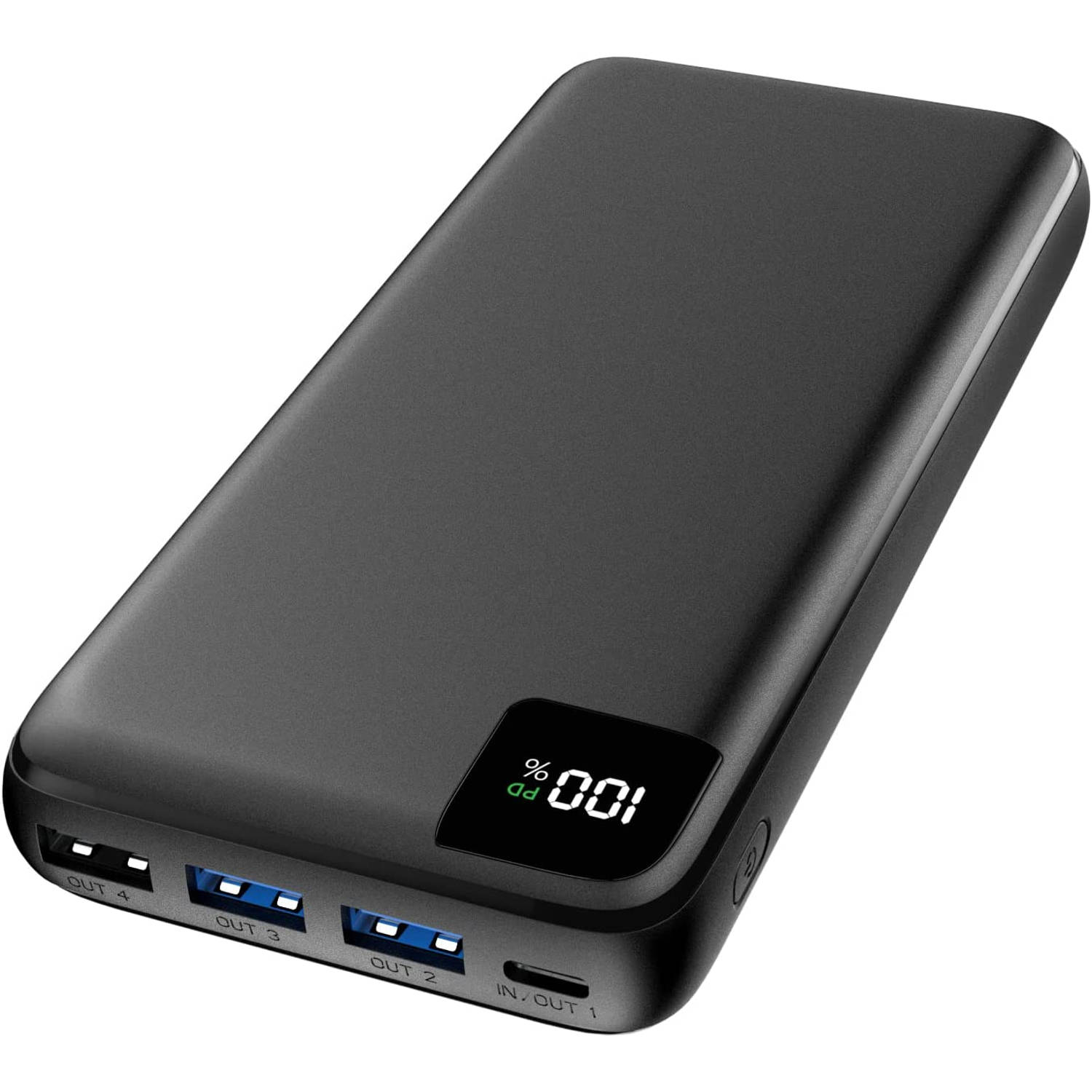 Strex Powerbank - 27.000 mAh - 22.5W Snellader - USB-A/USB-C - LED Indicatie - Universele Powerbank voor o.a. iPhone/Samsung