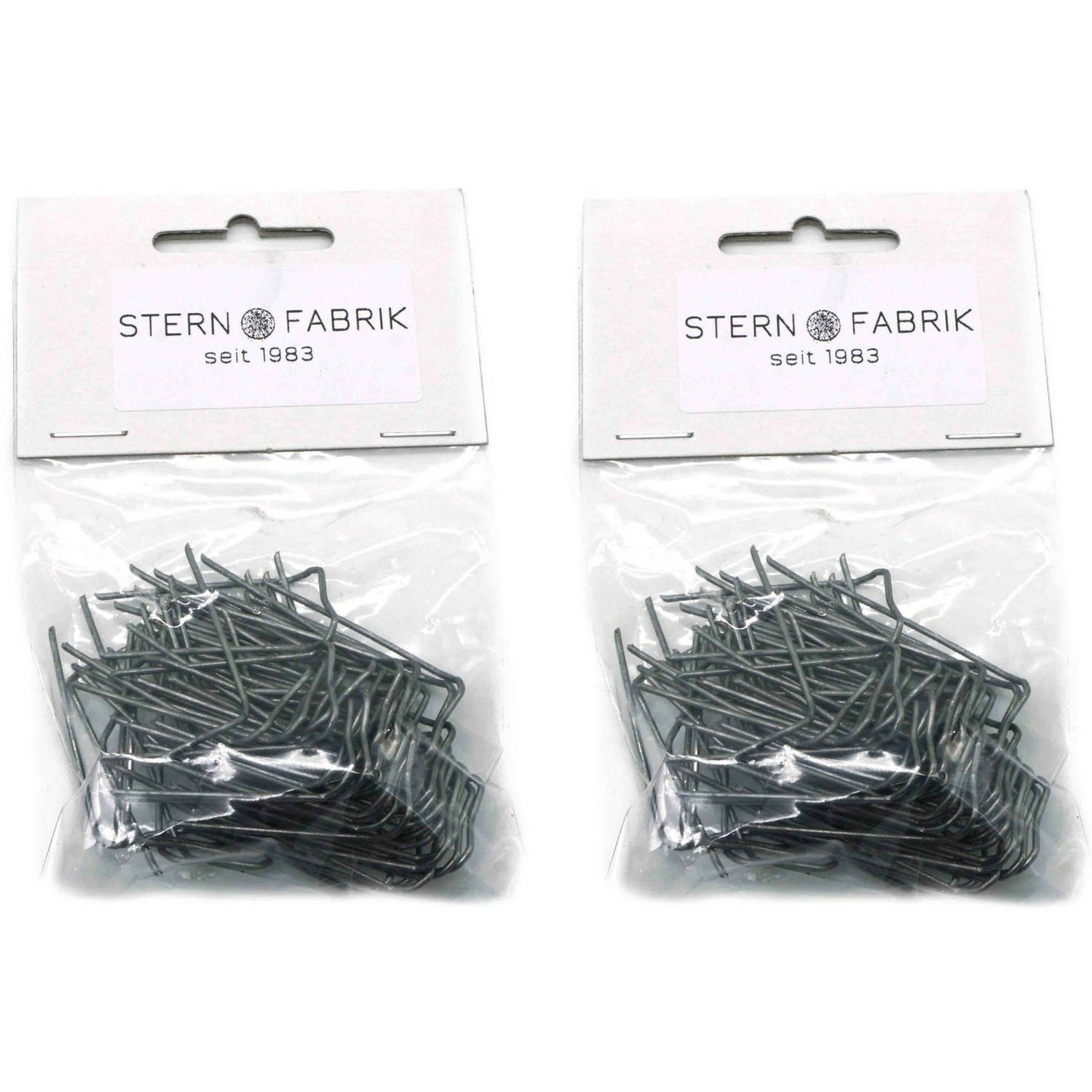 Stern Fabrik steekkrammen - 100x - 35 mm - patentkrammen/klemmetjes - Kerststukjes