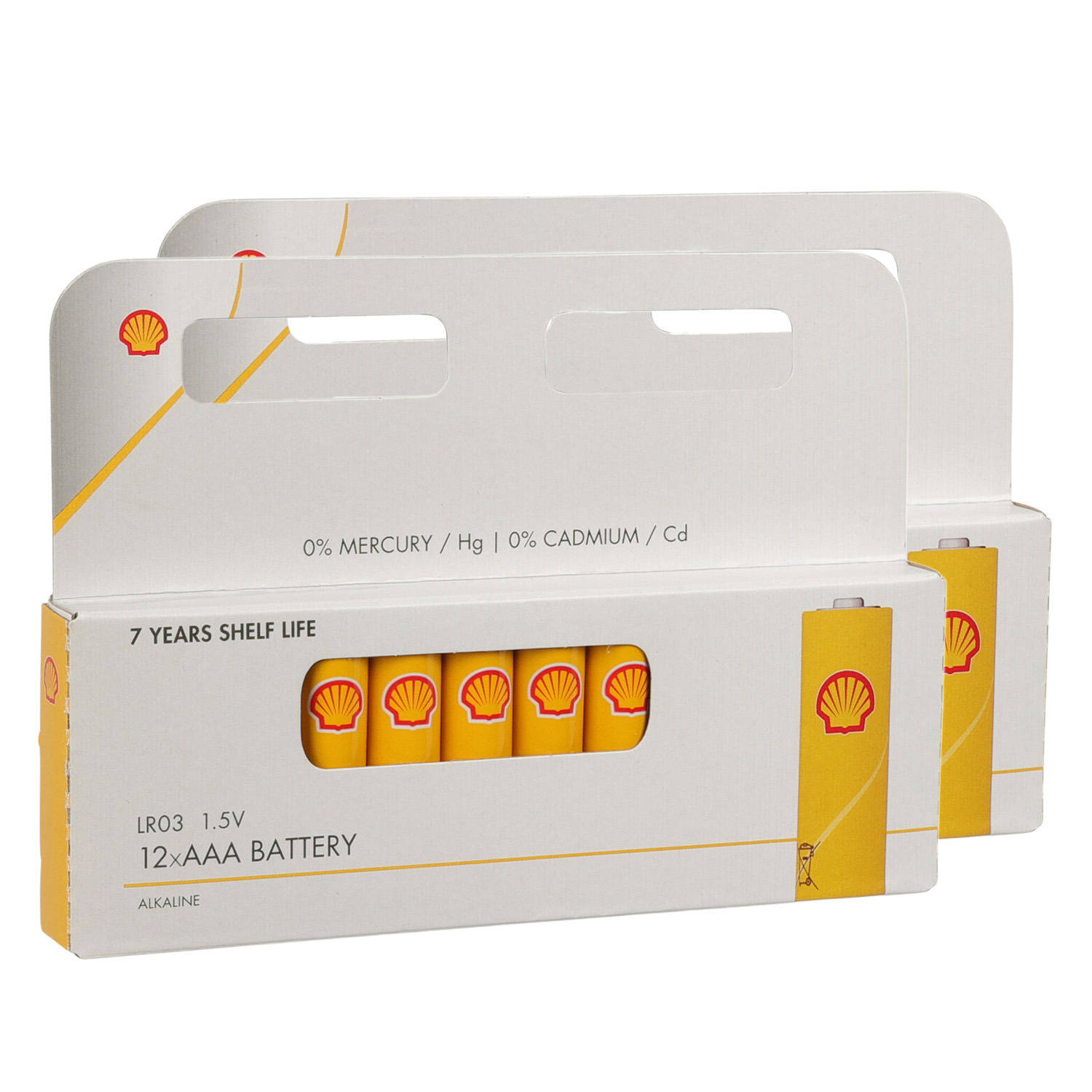 Shell Batterijen AAA type 24x stuks Alkaline Minipenlites AAA batterijen