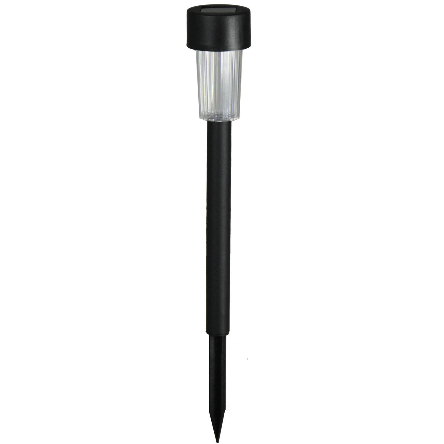 Luxform Solar tuinlamp 1x zwart LED warm wit oplaadbaar D4,7 x H32,5 cm Fakkels