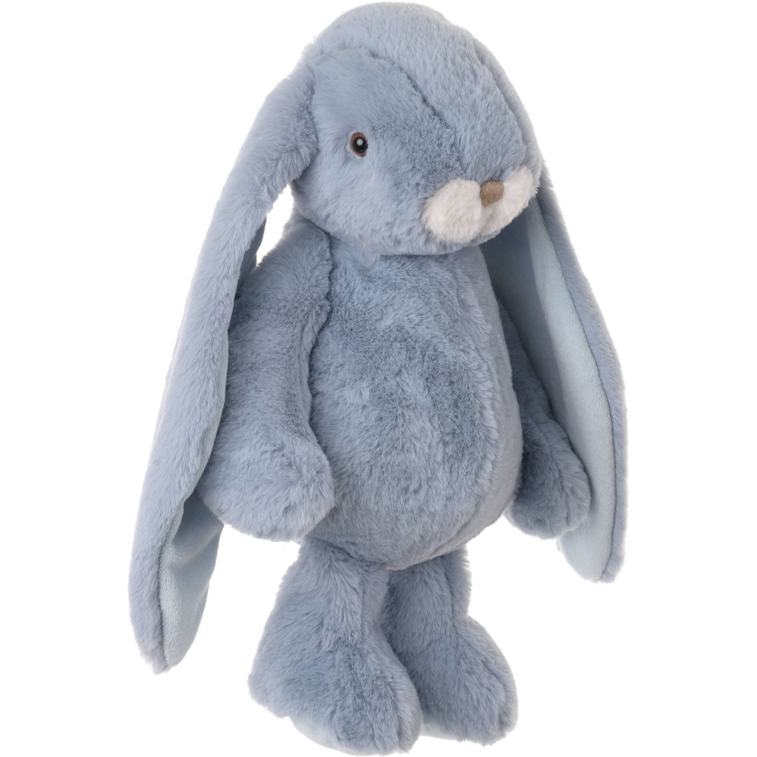 Bukowski pluche konijn knuffeldier - lichtblauw - staand - 40 cm - Luxe kwaliteit knuffels
