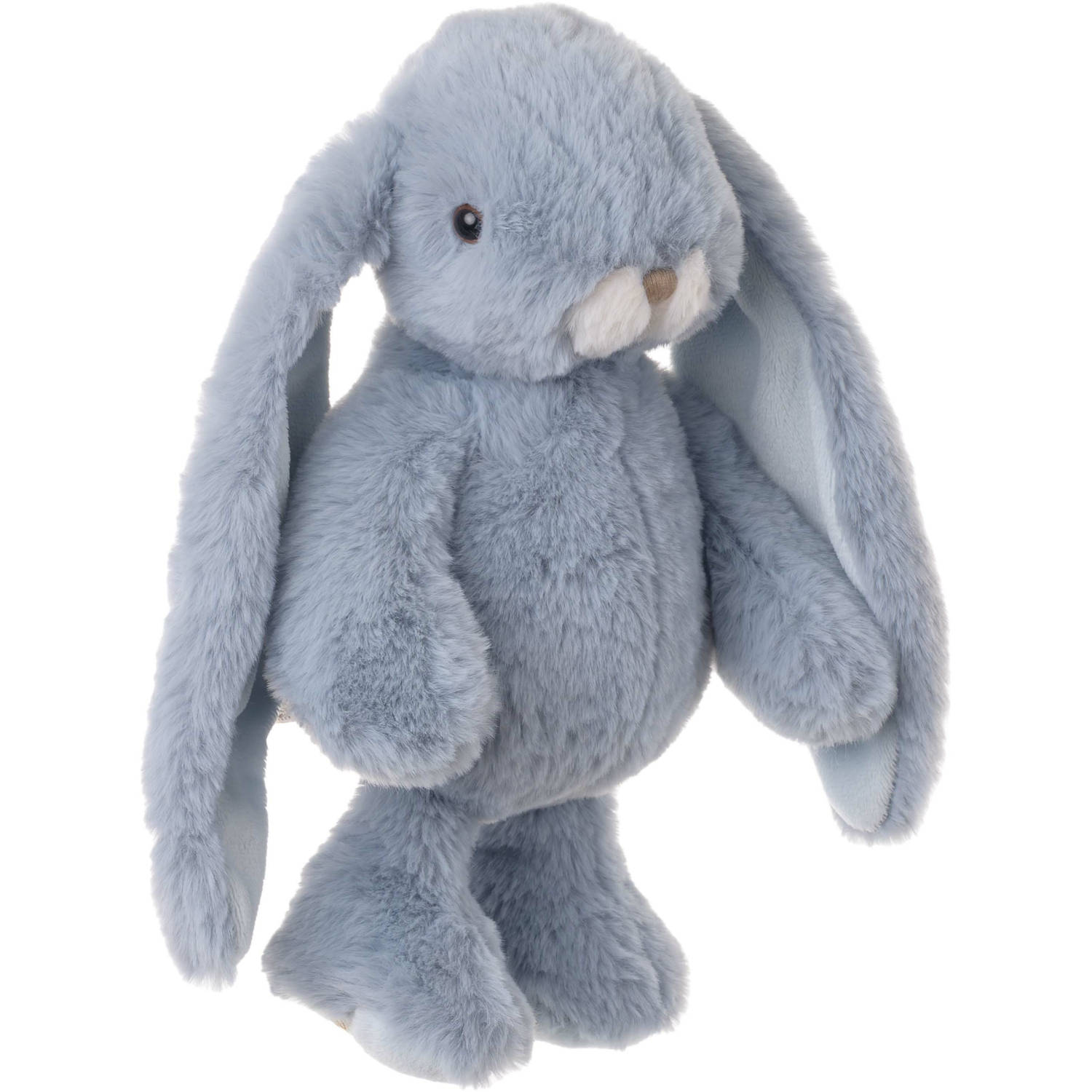 Bukowski pluche konijn knuffeldier - lichtblauw - staand - 30 cm - Luxe kwaliteit knuffels