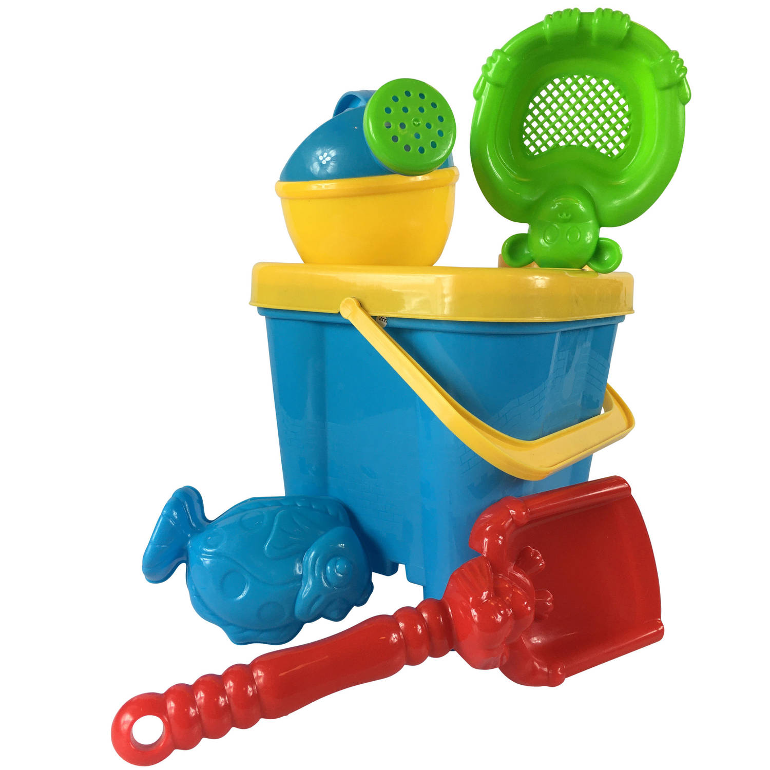 Emmersetje zandkasteel 5-delig multi kleur -A Strand-zandbak speelgoed Zandspeelsets