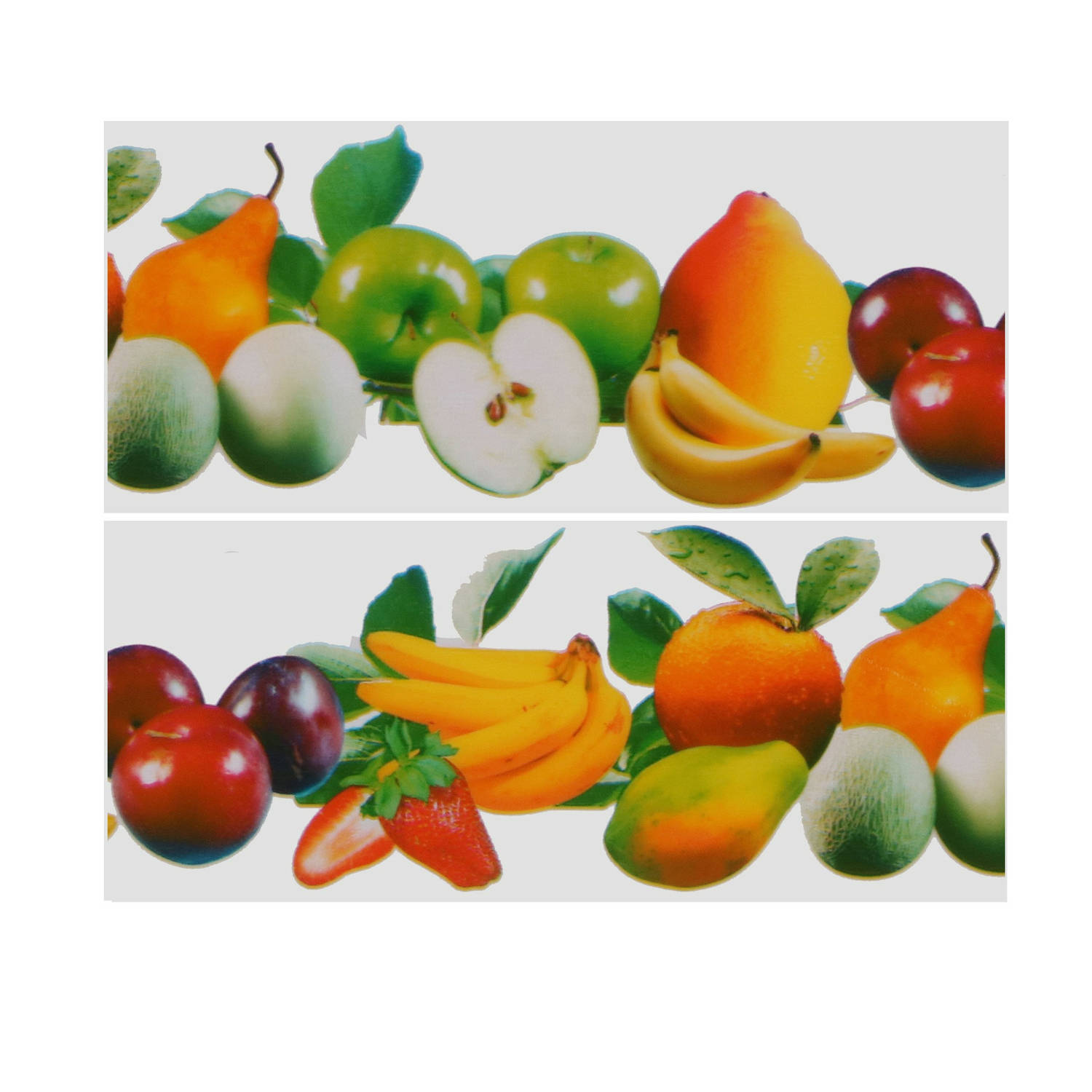 Sunnydays Fruitvliegjes val fruit raamstickers - 3x stickers - ongedierte bestrijding