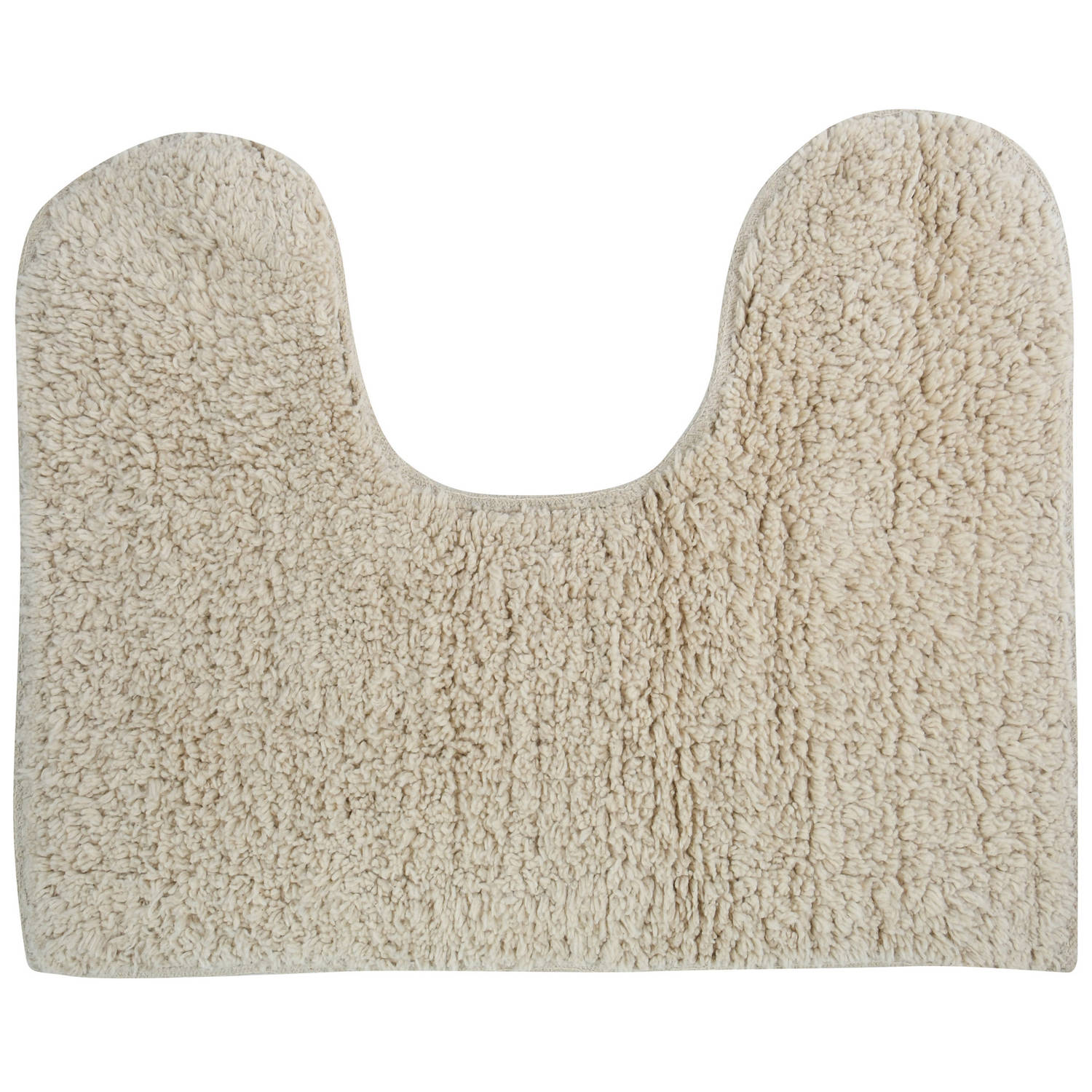 Msv Wc-badkamerkleed-badmat Voor Op De Vloer Creme Wit 45 X 35 Cm