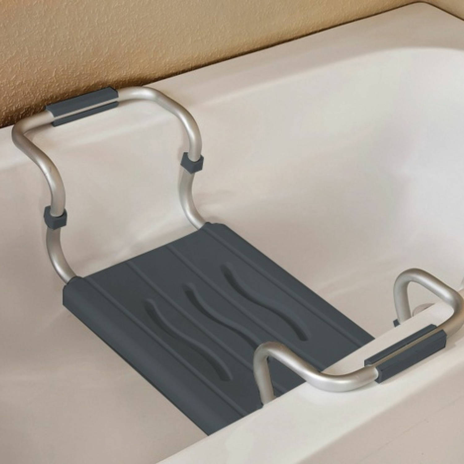 MSV Badkamer Bad zitje stoel-kruk Verhoogd zittend douchen uitschuifbaar 55 tot 65 cm Krukjes