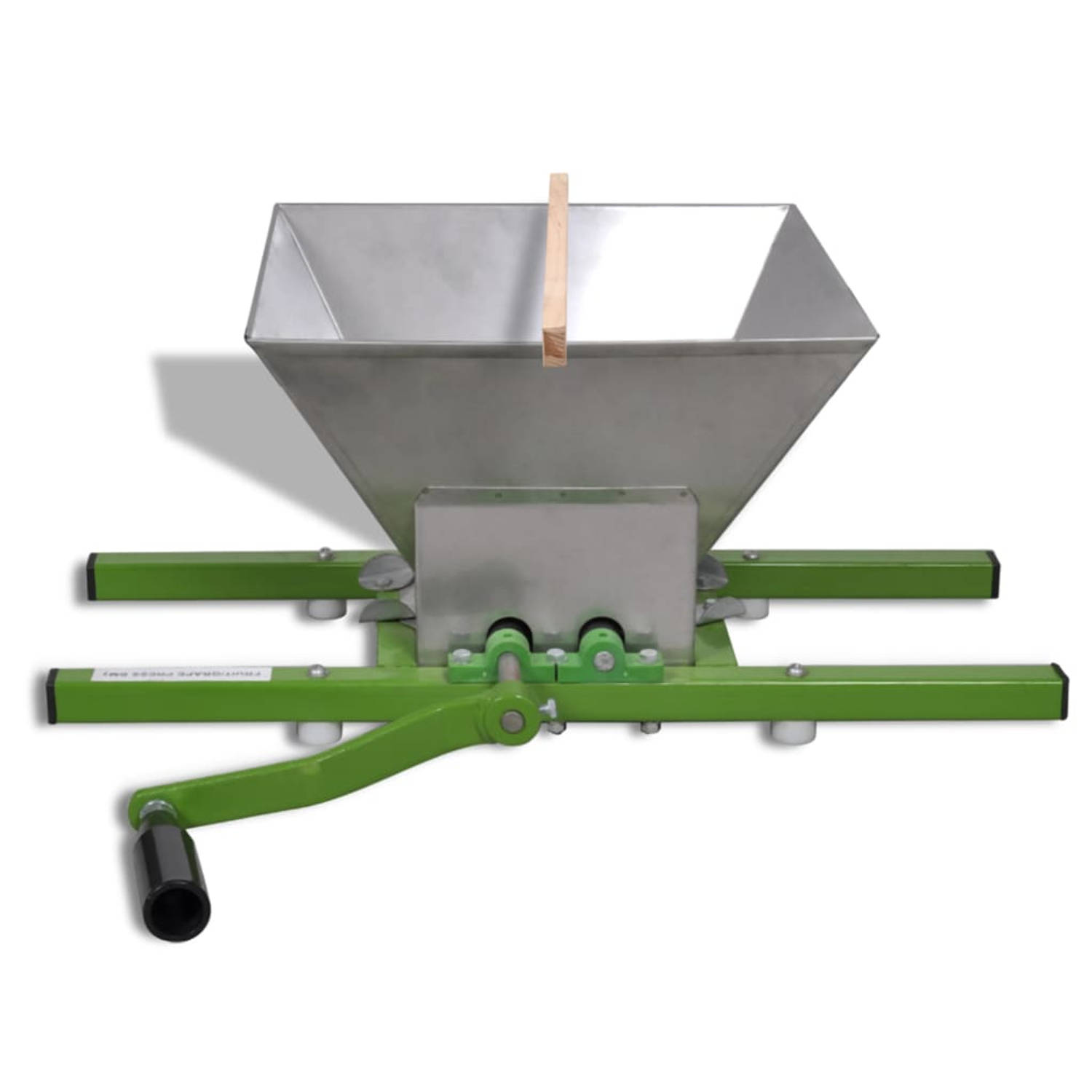 The Living Store Stamper Crusher Fruit 51x57x25 cm Staal