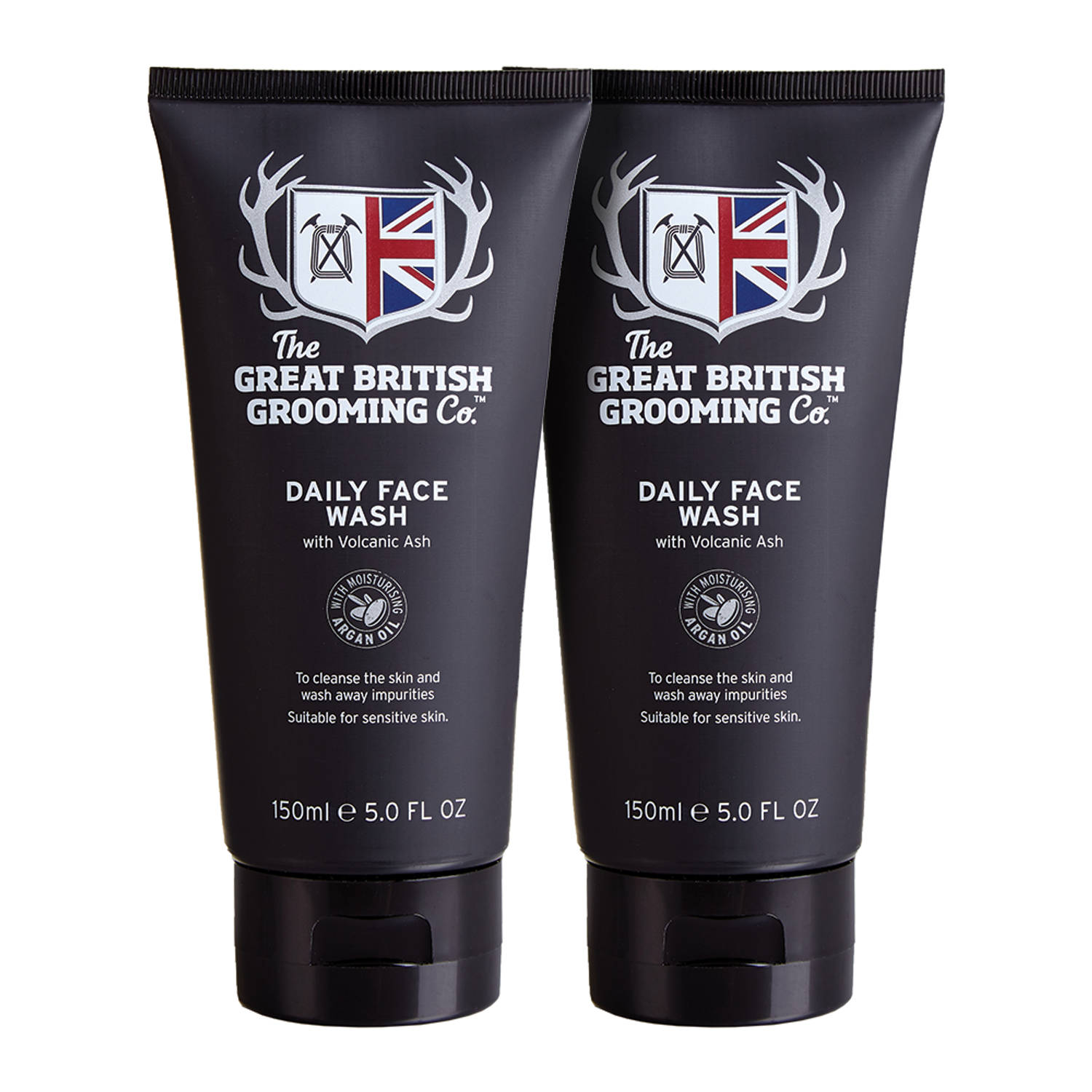 The Great British Grooming Co. - Gezichtsreiniger - Voordeelverpakking - 2 x 150ml