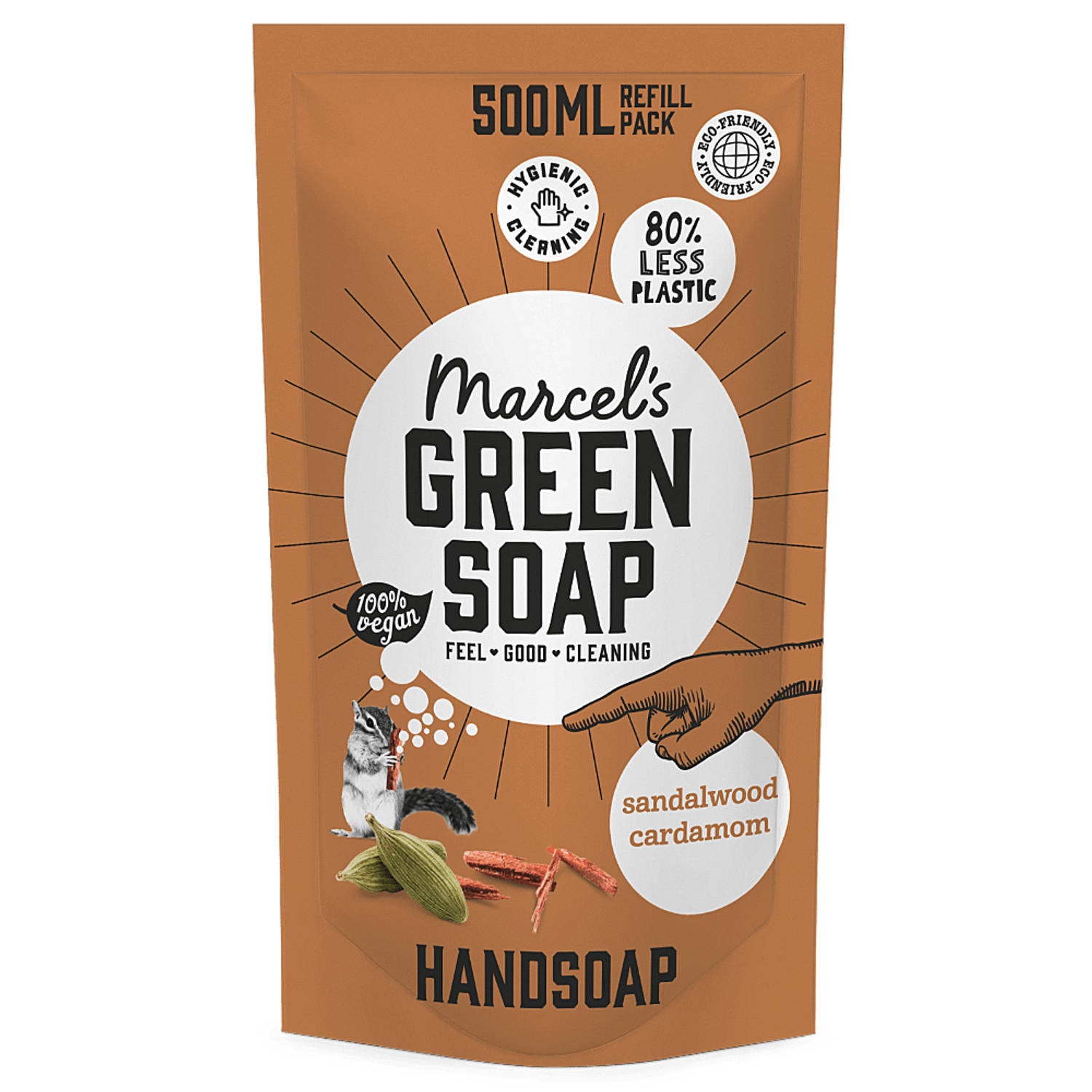 Marcel's Gr Soap Handsoap Sandelwood & Cardamom Refill (500ml)