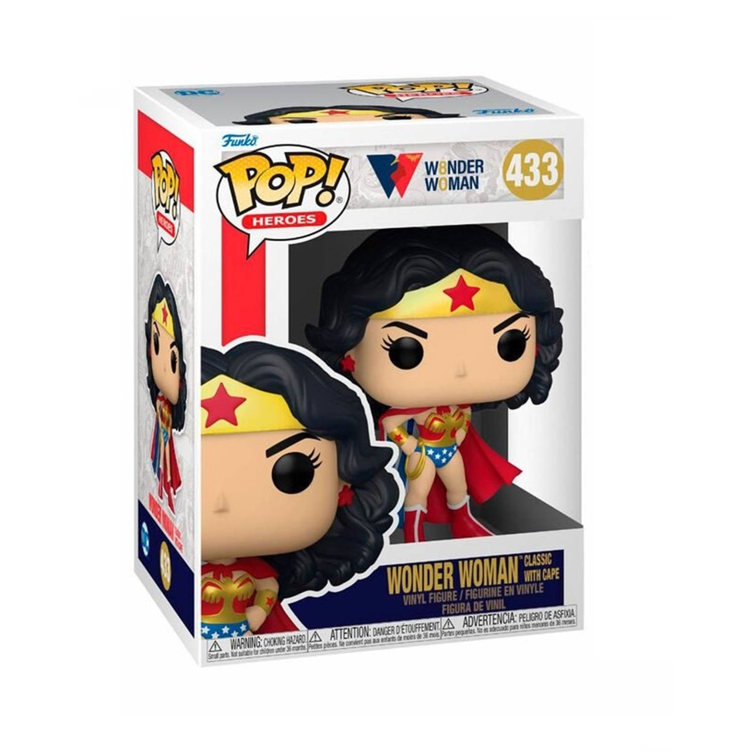 Pop! Heroes: DC - Wonder Woman 80th - Wonder Woman Classic with Cape FUNKO
