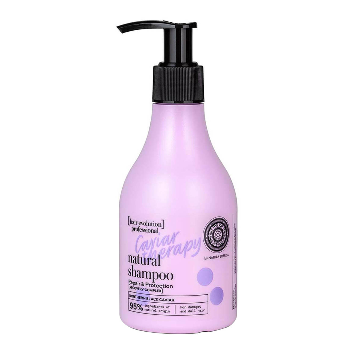 Hair Evolution Caviar Therapy Natural Shampoo voor beschadigd en dof haar 245ml