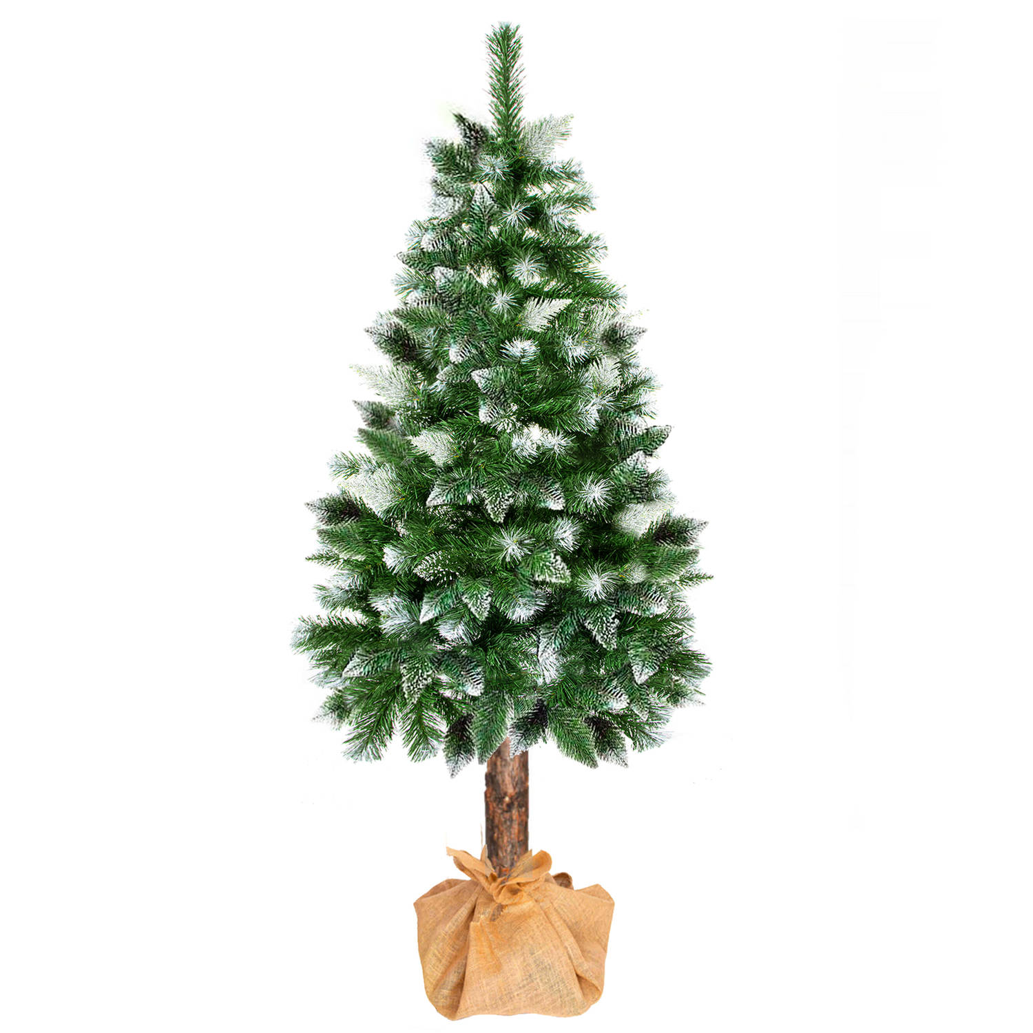Springos Kunstkerstboom | Diamond Pine Op Stam | 180 cm | Zonder Verlichting