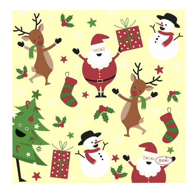 Tafelkleed met servetten set kerst thema - Tafellakens