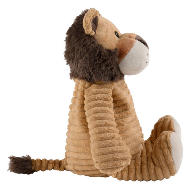 Warmies Warmte/magnetron opwarm knuffel - Leeuw - licht bruin - 30 cm - wasbaar - pittenzak - Opwarmknuffels