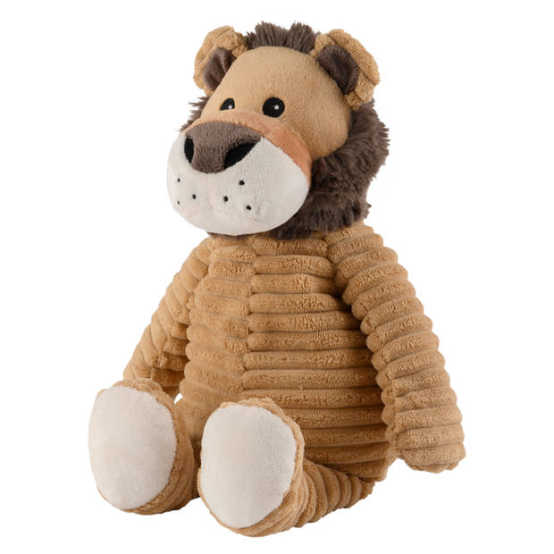 Warmies Warmte/magnetron opwarm knuffel - Leeuw - licht bruin - 30 cm - wasbaar - pittenzak - Opwarmknuffels