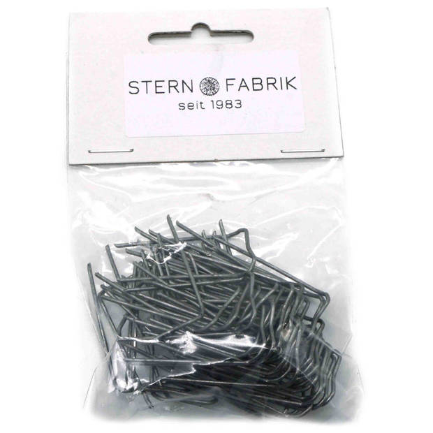 Stern Fabrik steekkrammen - 100x - 35 mm - patentkrammen/klemmetjes - Kerststukjes