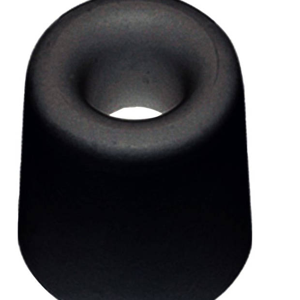 QlinQ Deurbuffer - deurstopper - zwart - rubber - 50 x 35 mm - Deurstoppers
