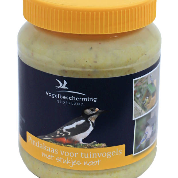 Vogelbescherming Vogelvoer - pot - pindakaas met noot - 330gr - Vogelvoer