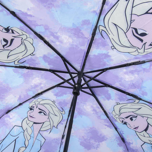 Disney Frozen paraplu - paars/blauw - D92 cm - voor kinderen - Paraplu's