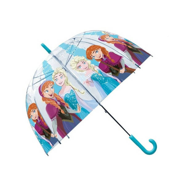 Disney Frozen paraplu - voor kinderen - blauw - D61 cm - Paraplu's