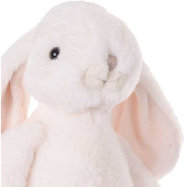 Bukowski pluche konijn knuffeldier - wit - staand - 25 cm - Knuffel huisdieren