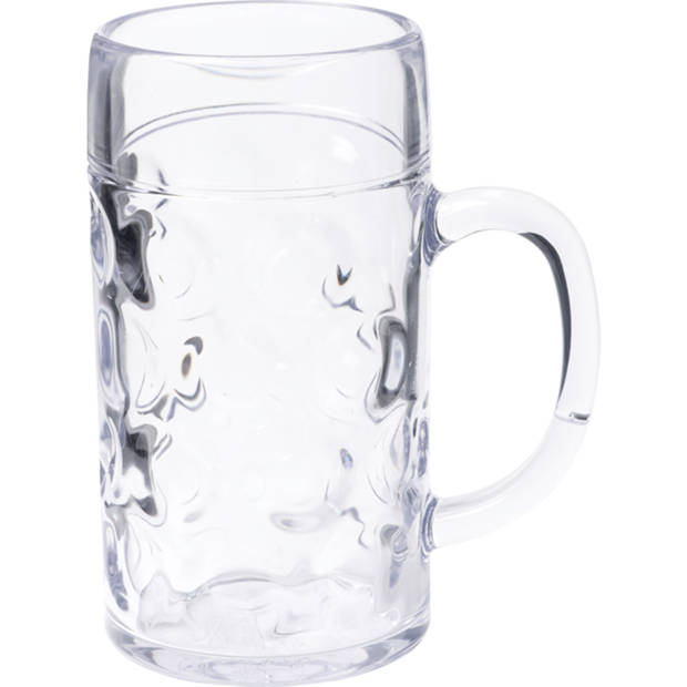 Depa Bierpul onbreekbaar - 6x - transparant - kunststof - 500 ml - Bierglazen