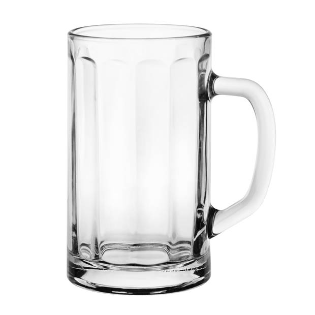 Glasmark Bierglazen - Bierpullen - transparant glas - 6x stuks - 300 ml - Oktoberfest - Bierglazen